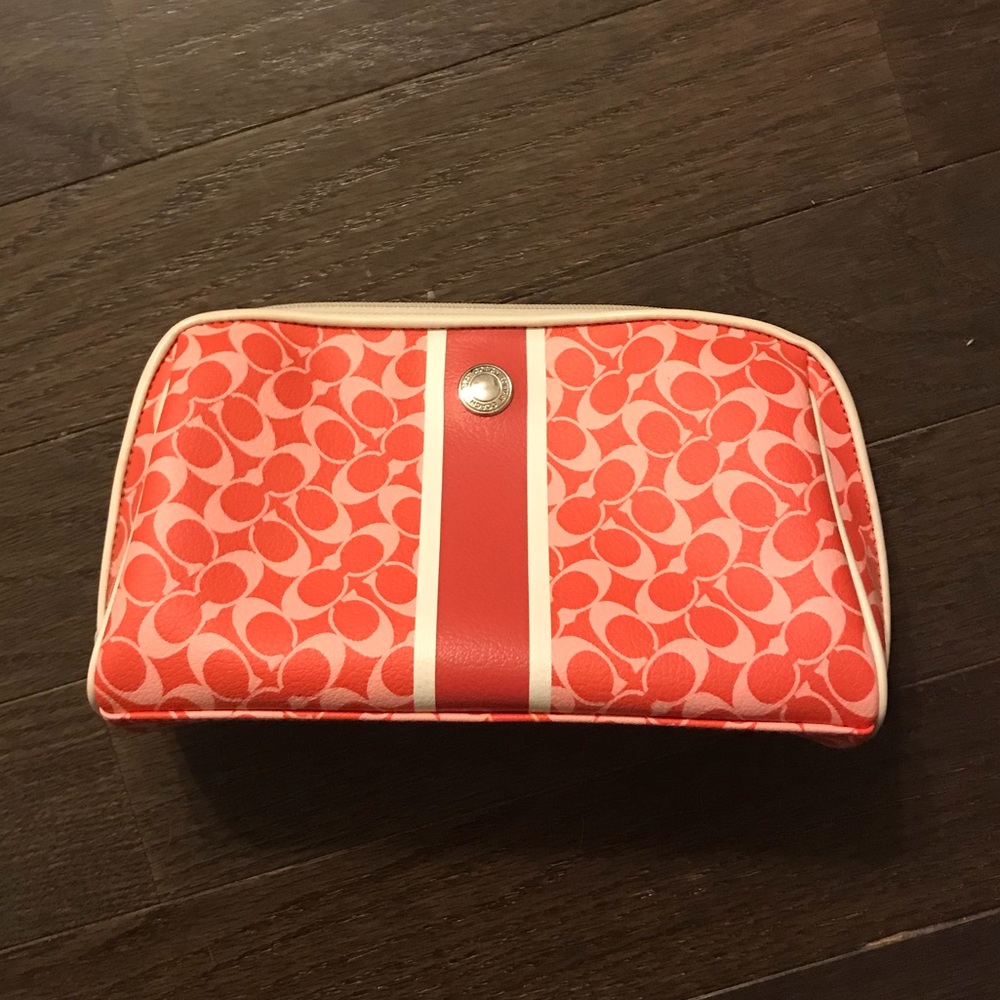 Coach cosmetic bag